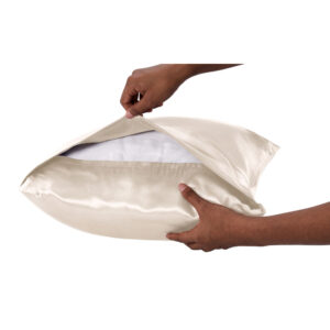Silk Pillow Case - 22 momme - Pearl - Standard 45x70cm (Envelope)