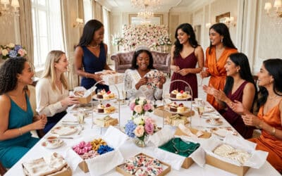 Luxury hen party ideas with silk gifting ideas