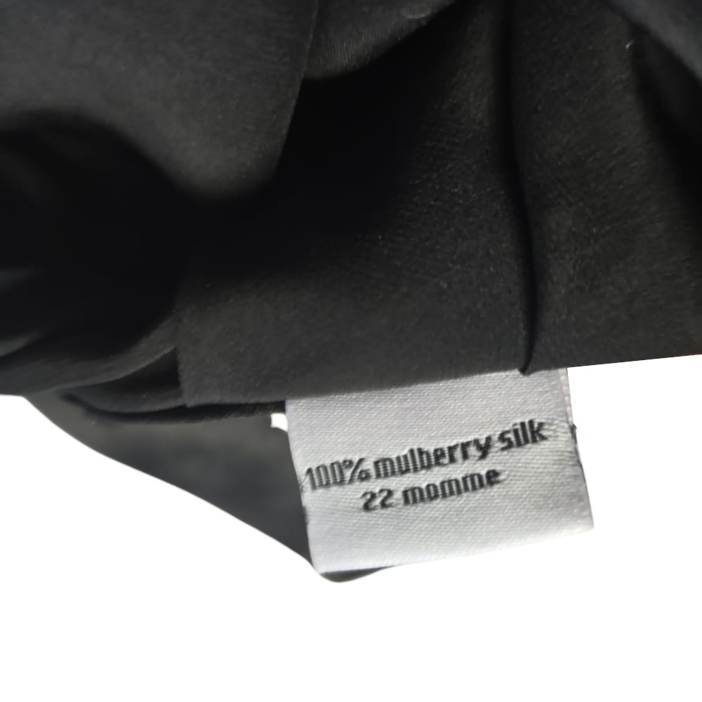 Adjustable Hair Bonnet with Tie - 22 Momme - Mulberry Silk - Image 2